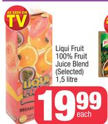 Liqui Fruit 100% Fruit Juice Blend-1.5Ltr Each