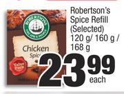 Robertson's Spice Refill-120g/160g/168g Each