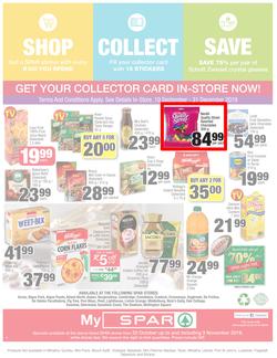 SPAR Eastern Cape : Value We're Proud To Put Our Name On (22 Oct - 3 Nov 2019). Only Available at Selected Stores in the Eastern Cape. Excluding Mthatha, page 8