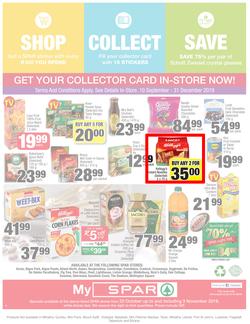 SPAR Eastern Cape : Value We're Proud To Put Our Name On (22 Oct - 3 Nov 2019). Only Available at Selected Stores in the Eastern Cape. Excluding Mthatha, page 8