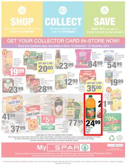 SPAR Eastern Cape : Value We're Proud To Put Our Name On (22 Oct - 3 Nov 2019). Only Available at Selected Stores in the Eastern Cape. Excluding Mthatha, page 8