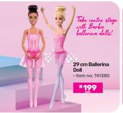 Barbie 29cm Ballerina Doll (741380)-Each