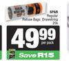 Spar Regular Refuse Bags Drawstring-20s Per Pack