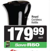 Royal Cordless Kettle-Each