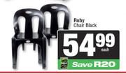 Ruby Chair Black