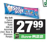 Sta Soft Fabric Softener Refill-500g