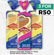 Albany Everyday Sliced Or Thick Sliced White Bread-For 3 x 700g