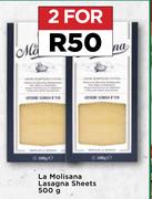 La Molisana Lasagna Sheets-For 2 x 500g