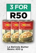 La Belinda Butter Beans-For 3 x 400g