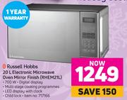 Russell Hobbs 20 L Electronic Microwave Oven Mirror Finish (RHEM21L)