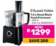 Russell Hobbs 1.4Ltr Royal Black Food Processor