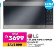 LG 56Ltr Solo Microwave Oven MS5696HIT