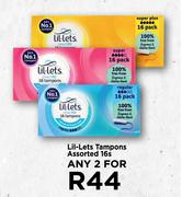 Lil-Lets Essential Scented Or Unscented Pads-8s Each