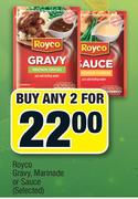 Royco Gravy, Marinade Or Sauce (Selected)-For 2