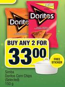 Simba Doritos Corn Chips (Selected)-2 x 150g