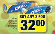 Oreo Sandwich Cookies (Selected)-2 x 152g