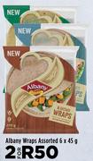 Albany Wraps Assorted-For 2 x 6 x 45g