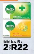 Dettol Soap-For 2 x 175g