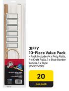 Jiffy 10-Piece Value Pack 850015599-Per Pack