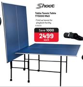 Shoot Table Tennis Table TT3000 MKII