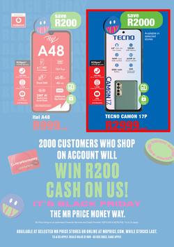 Mr Price Cellular : Black Friday Got Bigger With R20Mil In Cellular Savings (21 November - 03 December 2022), page 8