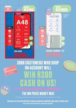 Mr Price Cellular : Black Friday Got Bigger With R20Mil In Cellular Savings (21 November - 03 December 2022), page 8