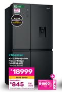 Hisense 631Ltr Side-by-Side Freezer Fridge H800SB-WD
