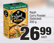Rajah Curry Powder (Selected)-200g Each