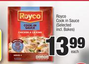 Royco Cook In Sauce (Selected Incl.Bakes)-Each