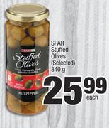 Spar Stuffed Olives(Selected)-340g Each