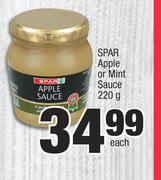 Spar Apple Or Mint Sauce-220g Each