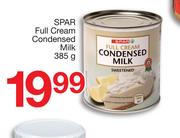 Spar Full Cream Condensed Milk-385g