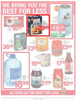 SPAR Eastern Cape (22 Oct - 3 Nov 2019). Only Available at Selected Stores in the Eastern Cape. Excluding Mthatha, page 8