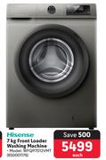 Hisense 7Kg Front Loader Washing Machine WFQP7012VMT-Each