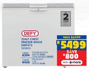 Defy 254L Chest Freezer White DMF473