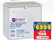 Zero 180L Gas Electric Chest Freezer White GF180 10007616