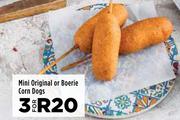 Mini Original Or Boerie Corn Dogs-For 3