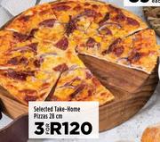 Selected Take Home Pizzas 28cm-For 3