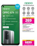 Oppo A74 5G Smartphone-On 1GB Red Core More Data