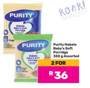Purity Mabele Baby's Soft Porridge Assorted-For 2 x 350g