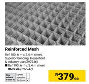 Reinforced Mesh Ref 193-6m x 2.4m Sheet Each