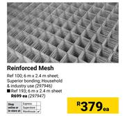 Reinforced Mesh Ref 100-6m x 2.4m Sheet Each