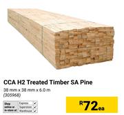 CCA H2 Treated Timber SA Pine-38mm x 38mm x 6.0m Each