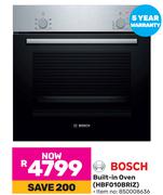 Bosch Built- In Oven  HBF010BRIZ