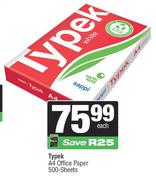 Typek A4 Office Paper 500 Sheets-Each