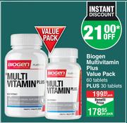 Biogen Multivitamin Plus Value Pack 60 Tablets Plus 30 Tablets-Per Pack