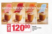 Nescafe Cappuccino Sticks Assorted-For 2 x 10s Pack