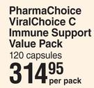 Pharma Choice Viral Choice C Immune Support Value Pack 120 Capsules-Per Pack