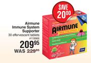 Airmune Immune System Supporter 30 Effervescent Tablets
