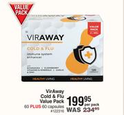 Vir Away Cold & Flu Value Pack 60 Plus 60 Capsules-Per Pack